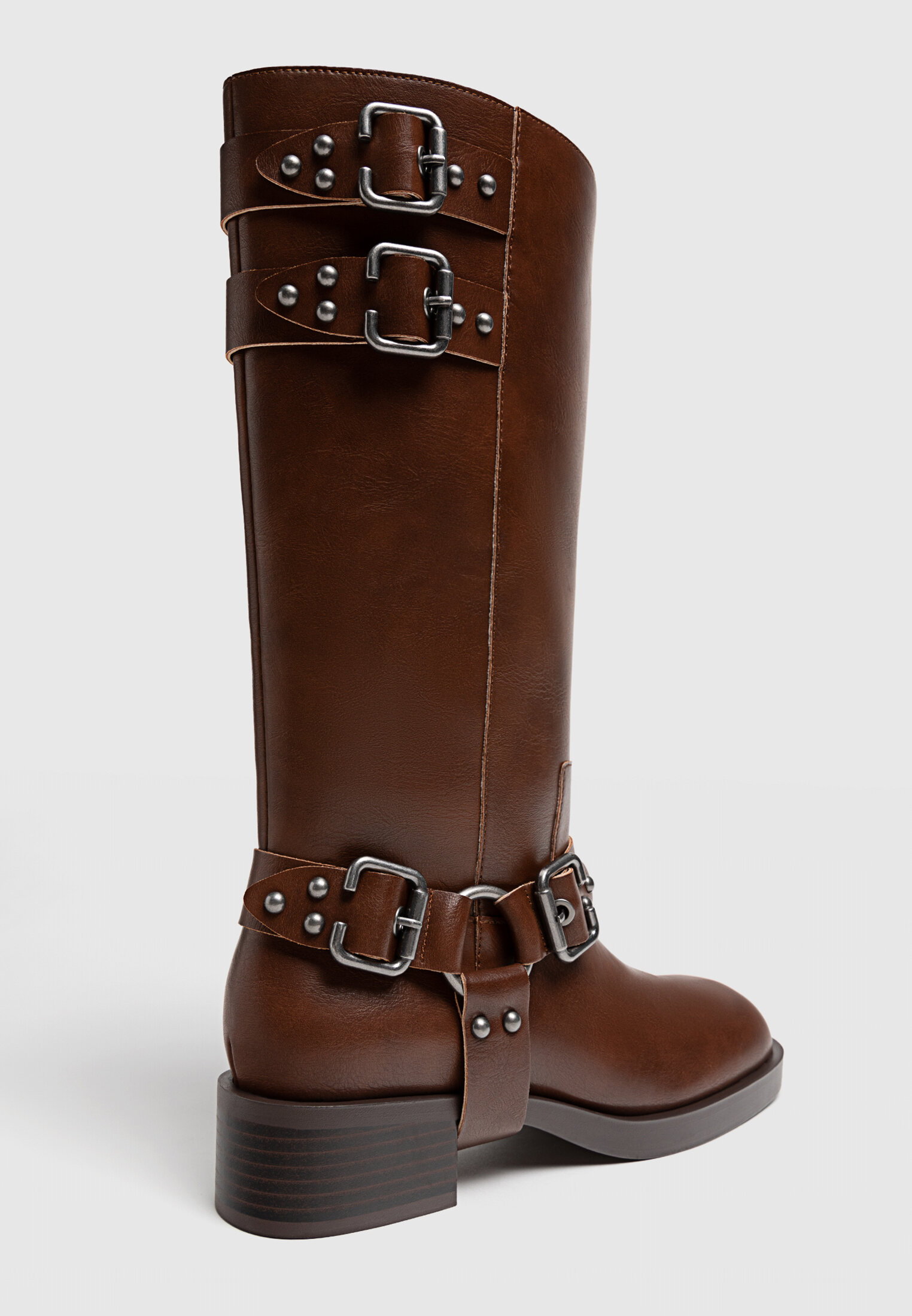 Buckle hotsell biker boots
