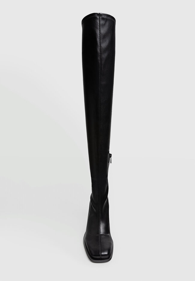 Over the sales knee boots stradivarius