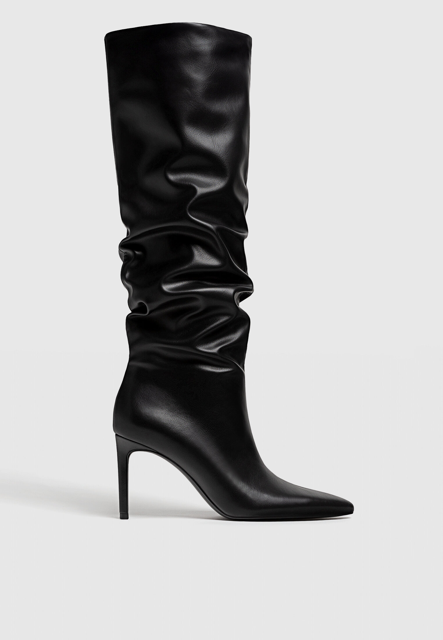 Stretch fabric over the knee boots shop