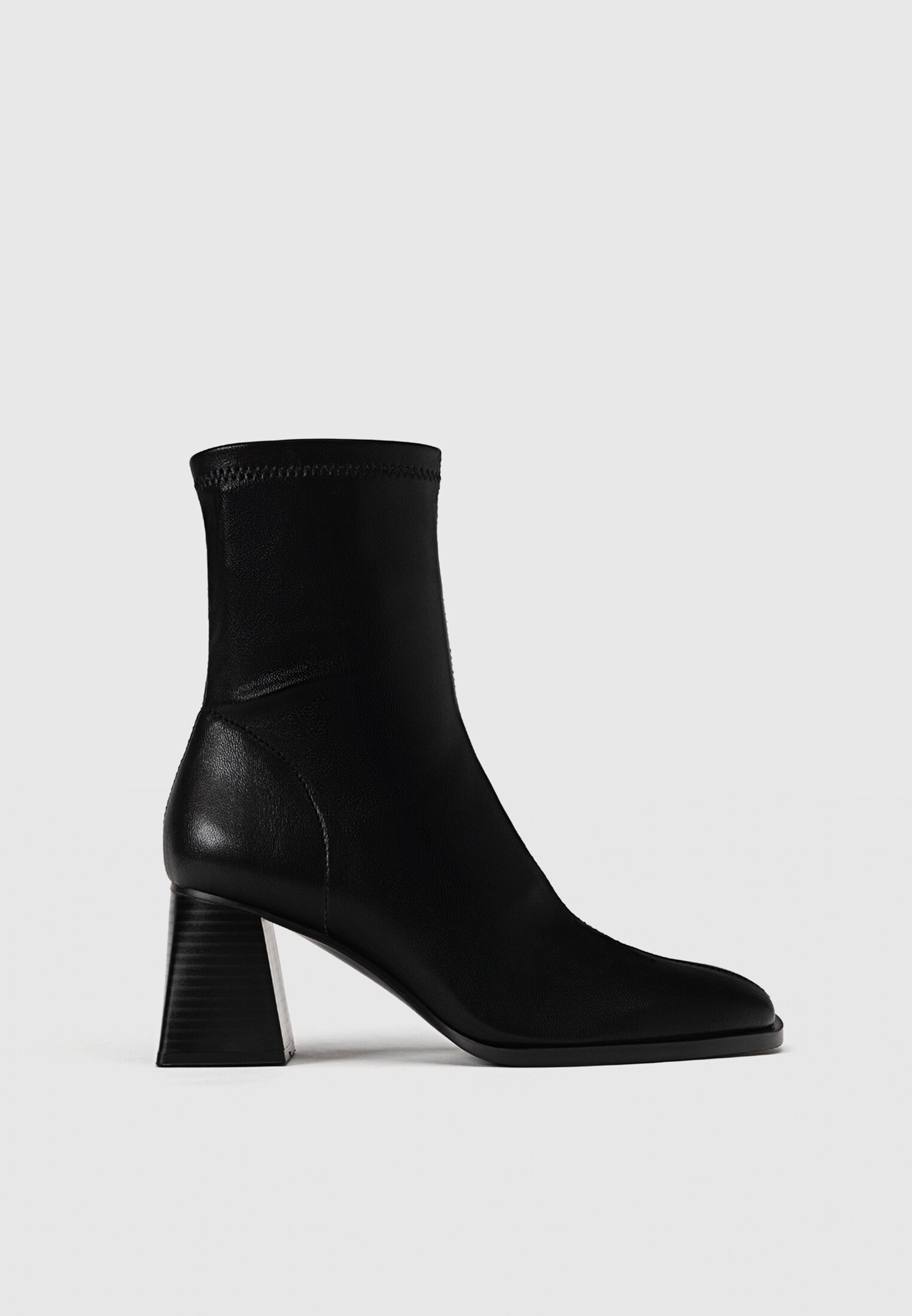 Bottines talon midi lastiqu es