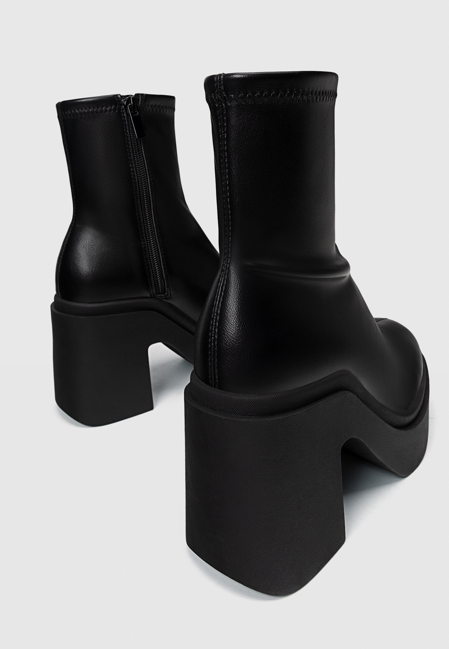 Botines discount plataforma stradivarius