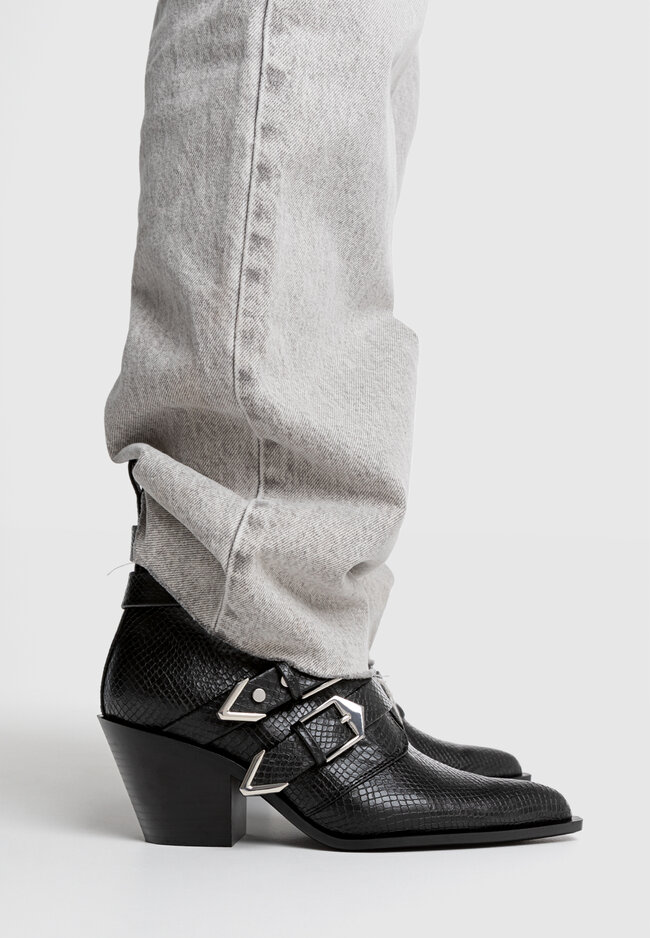 Women's booties discount with buckles