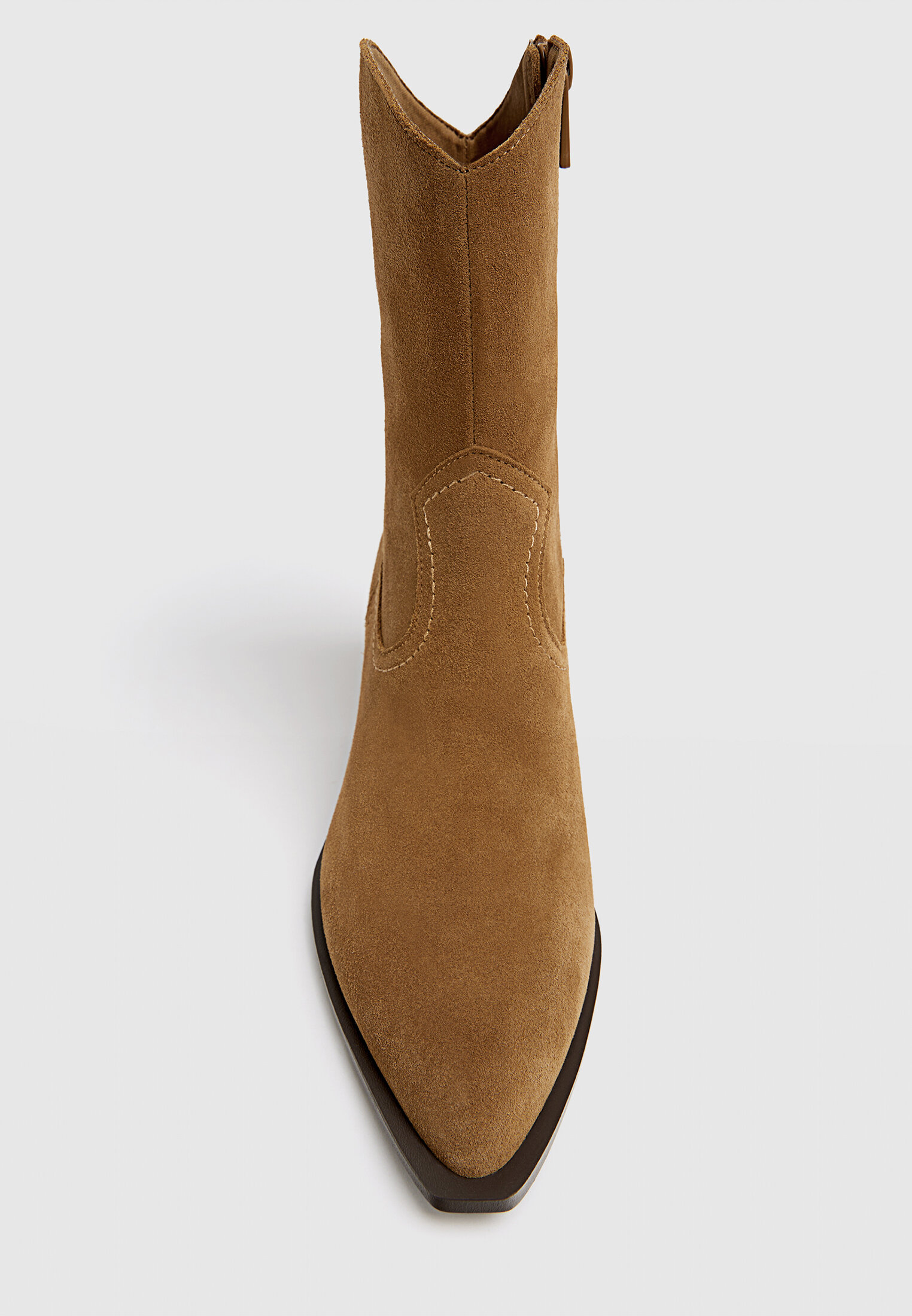 Botines best sale piel stradivarius