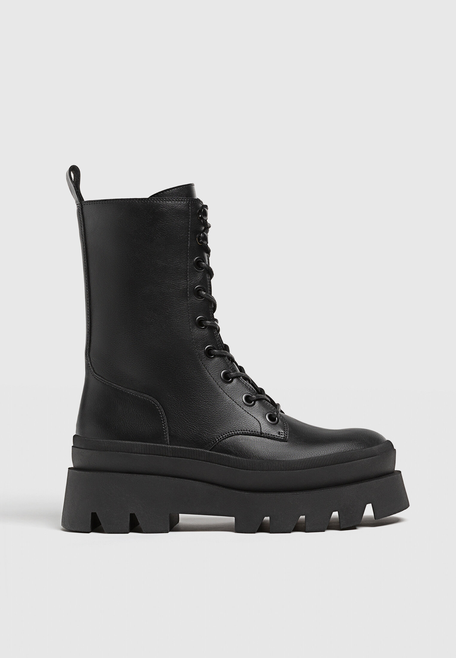 Lace up sale flatform boots