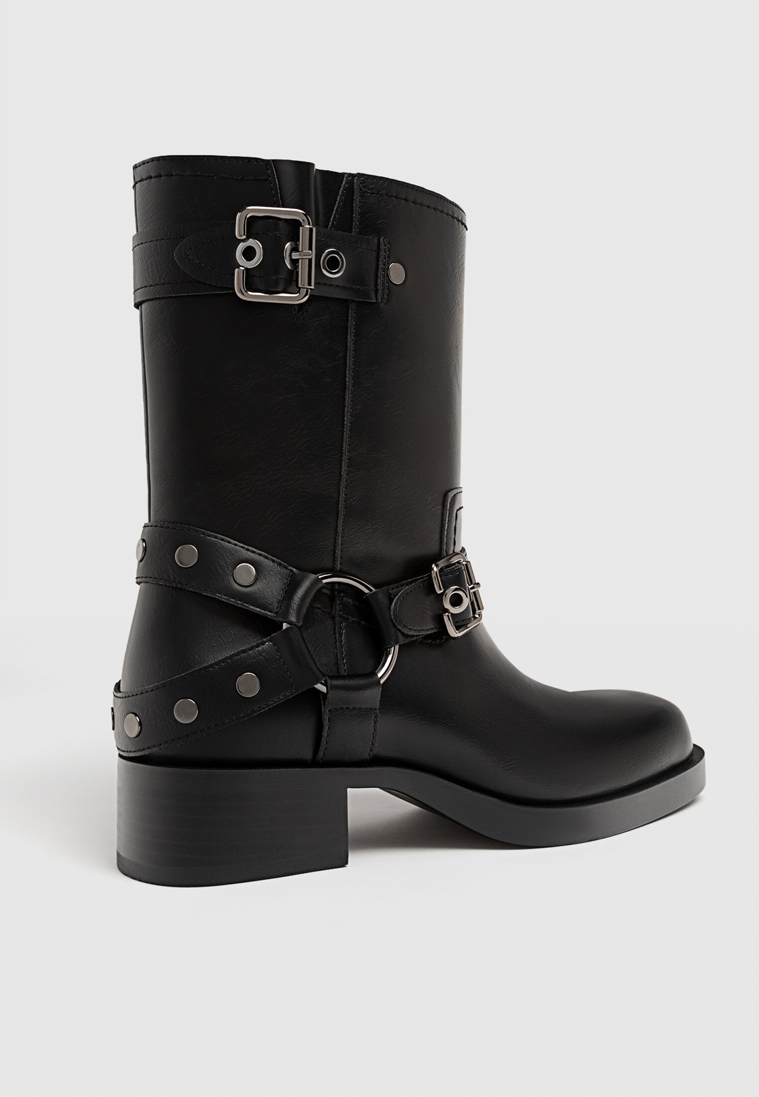 Stradivarius biker boots store