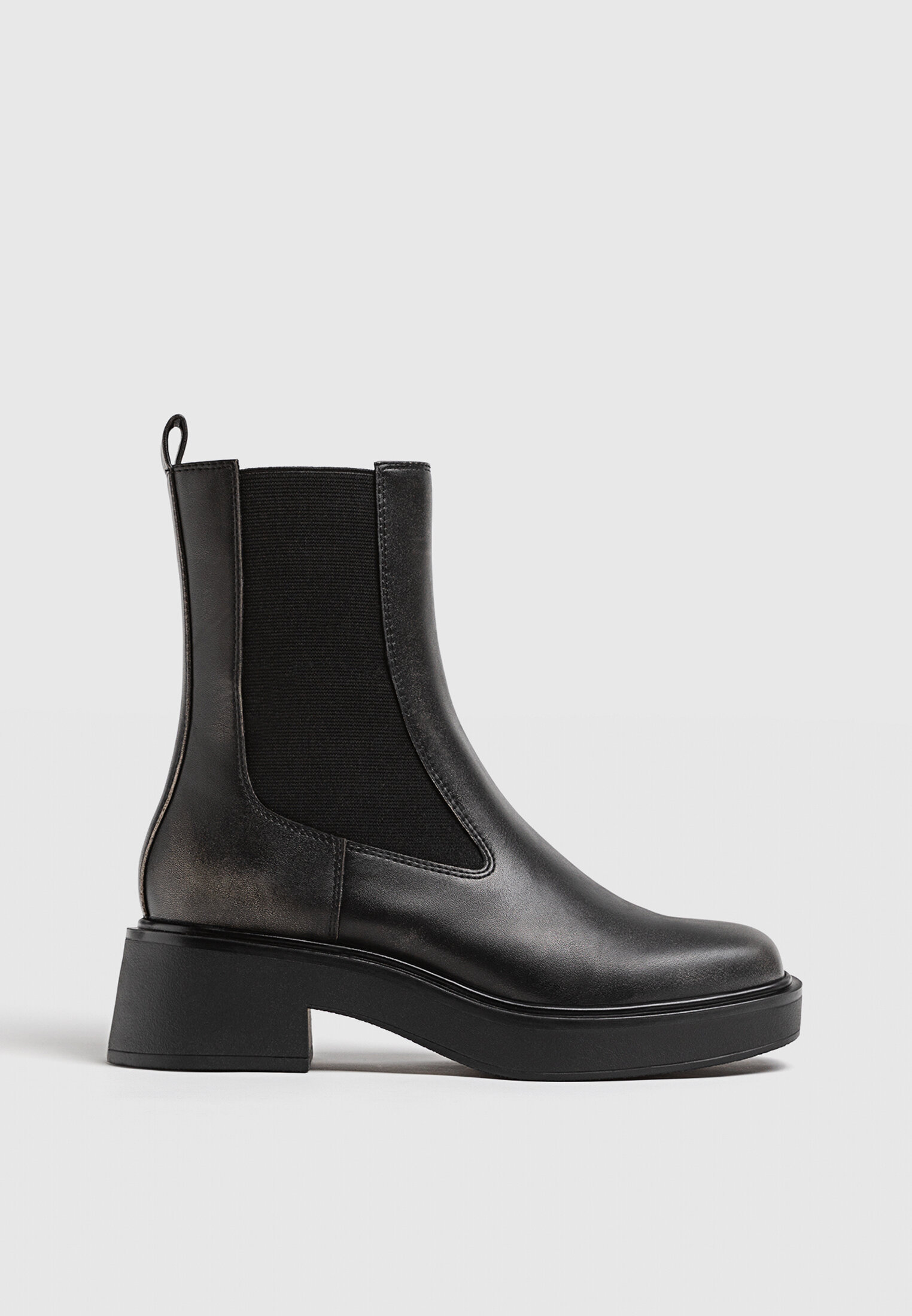 Bottines sale transparentes stradivarius