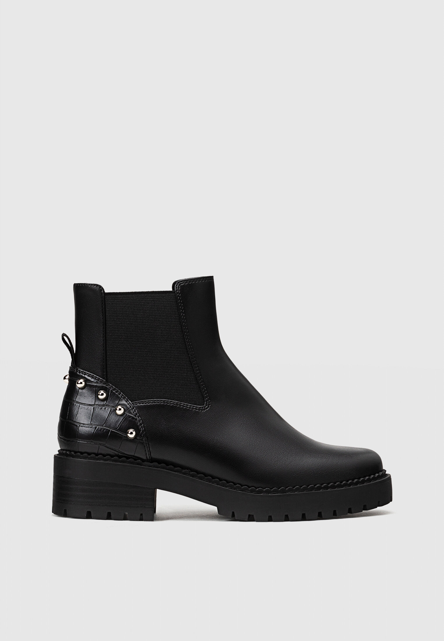 Flat studded hot sale booties