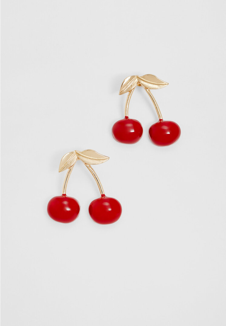 

Stradivarius Ohrringe mit Kirsche Rot OS