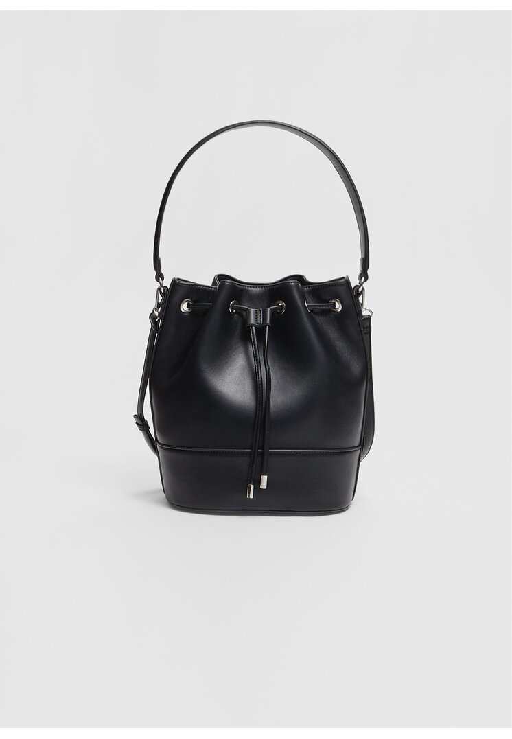 

Stradivarius Bucket-Tasche aus Metall Schwarz OS