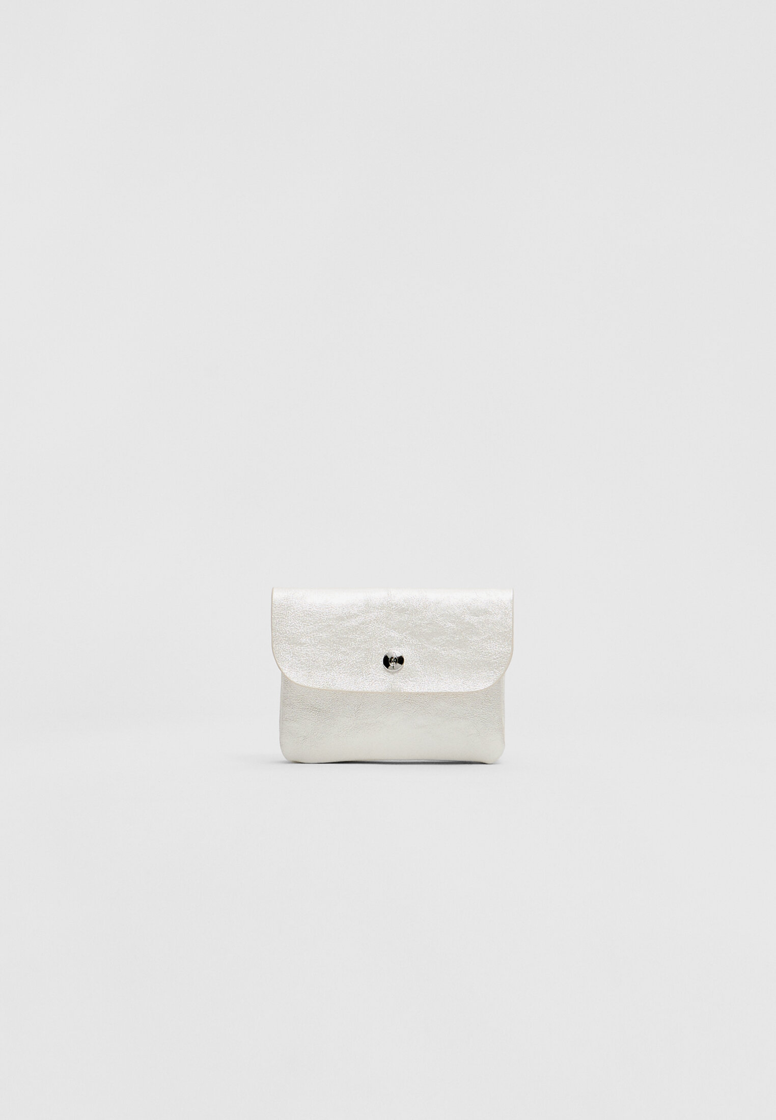 Portecartes petit format métallisé Mode femme Stradivarius Worldwide