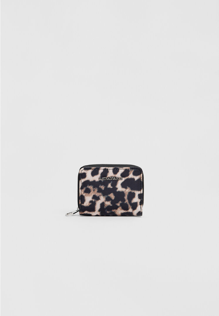 Stradivarius Portcard Dreptunghiular Leopard Bej Os