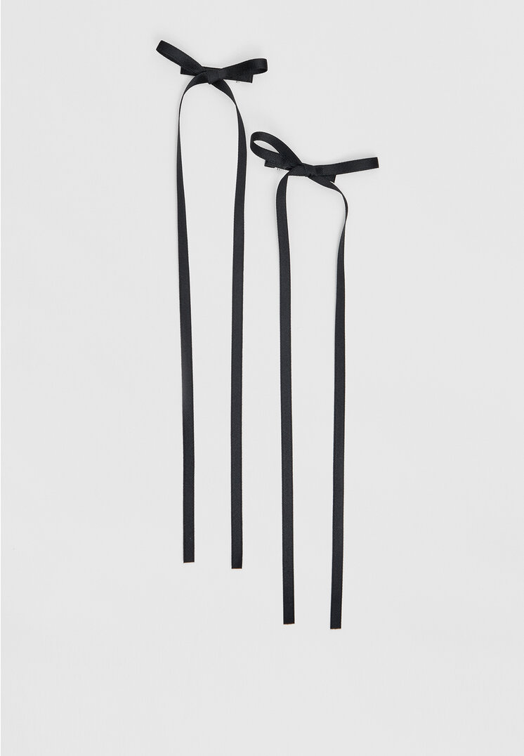 Stradivarius Set De 2 Funde Lungi Negru Os