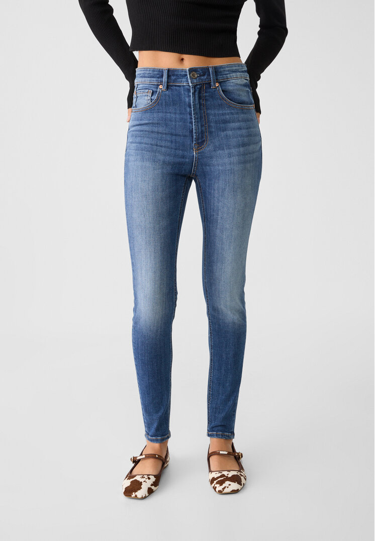 Stradivarius 1400 Regular waist skinny jeans Denim Recommend