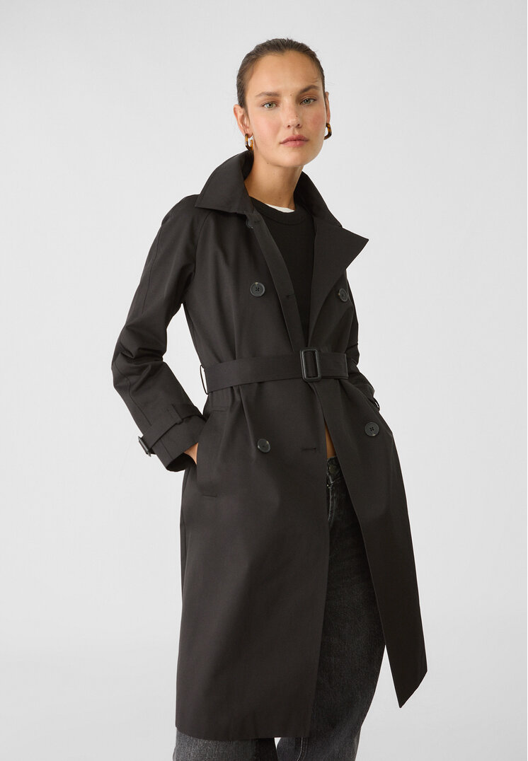 Stradivarius Trenci Negru Xl