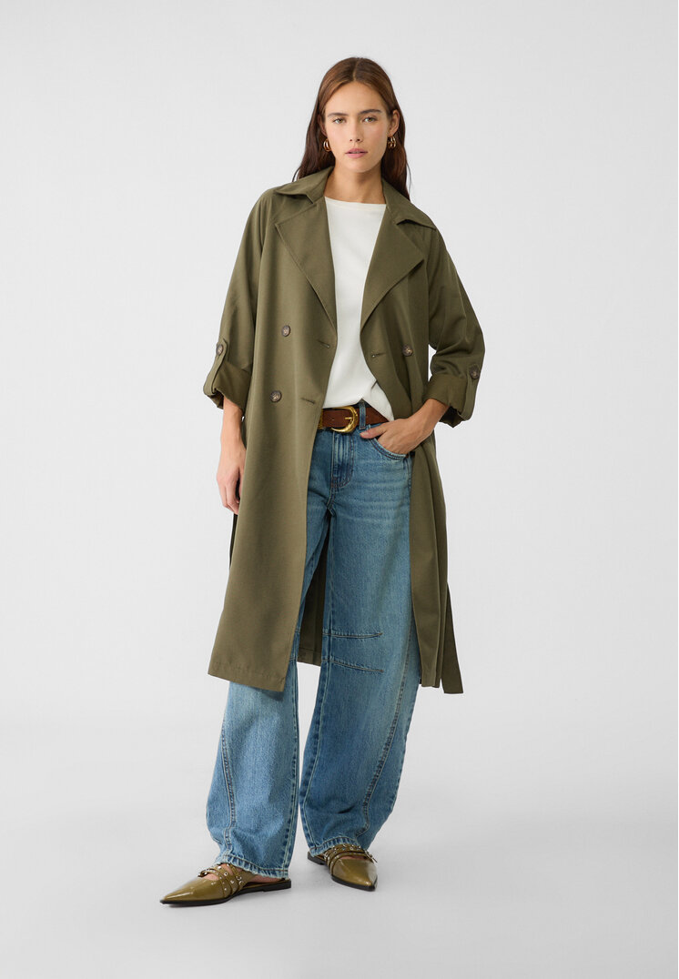 Stradivarius Trenci Lung Fluid S