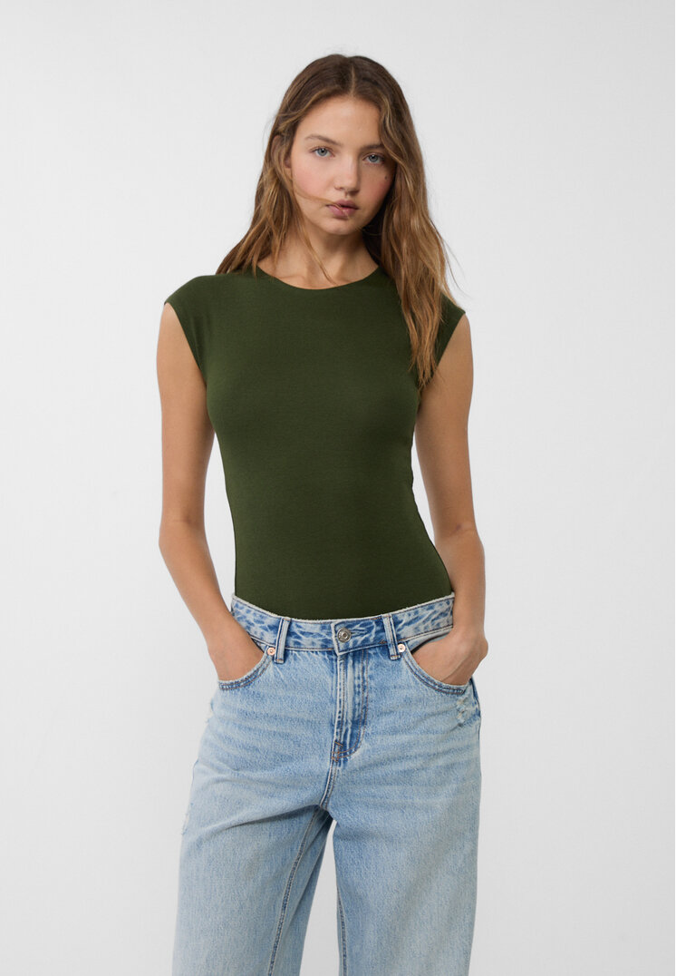 Stradivarius Body Mini Cu Mânecă M