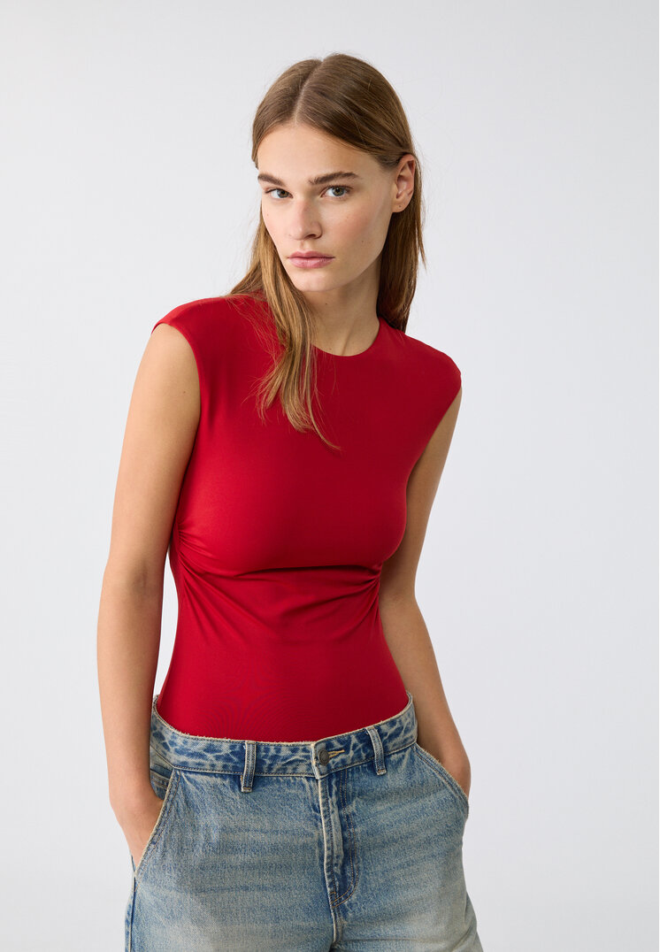 Stradivarius Body Spate Gol Roșu L