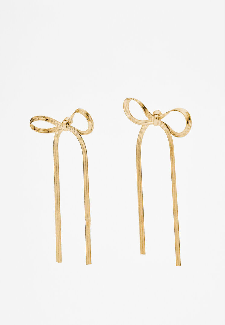 

Stradivarius Ohrringe mit Schleife Goldfarben OS