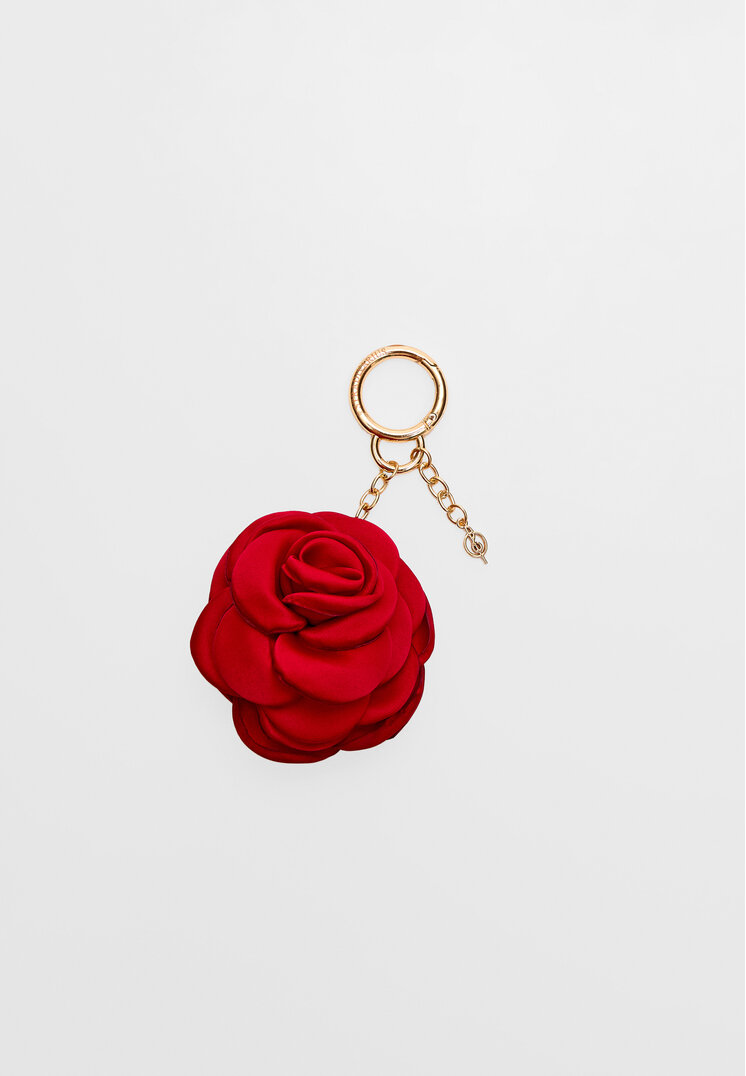 

Stradivarius Schlüsselanhänger mit Blume Rot OS