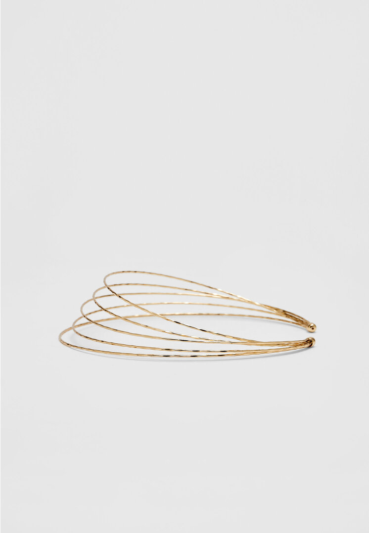 

Stradivarius Choker mit mehreren Ketten Goldfarben OS