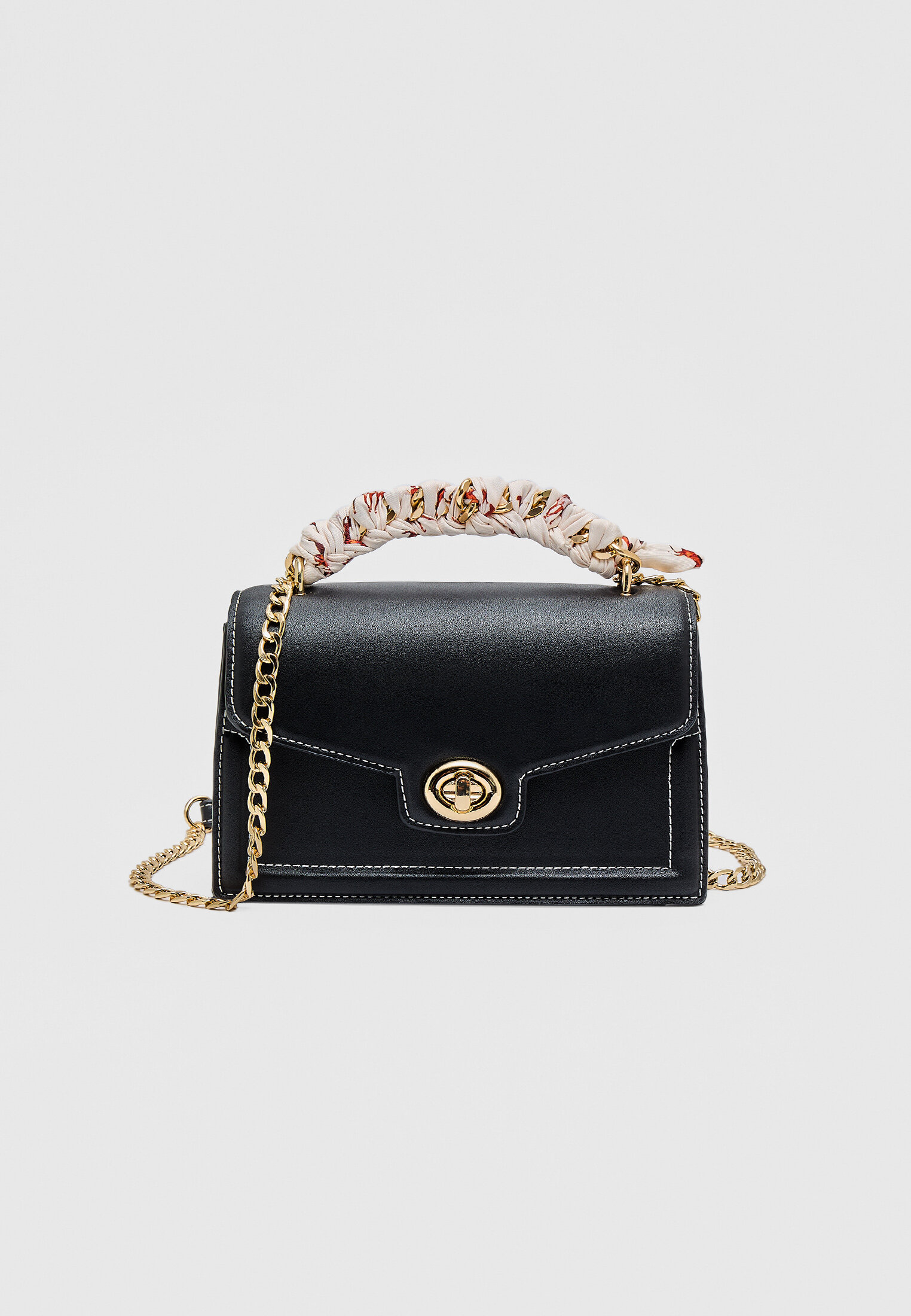 Sac Stradivarius Bleu Femme – Sac à Anses Et Bandoulière, état Comme Neuf !