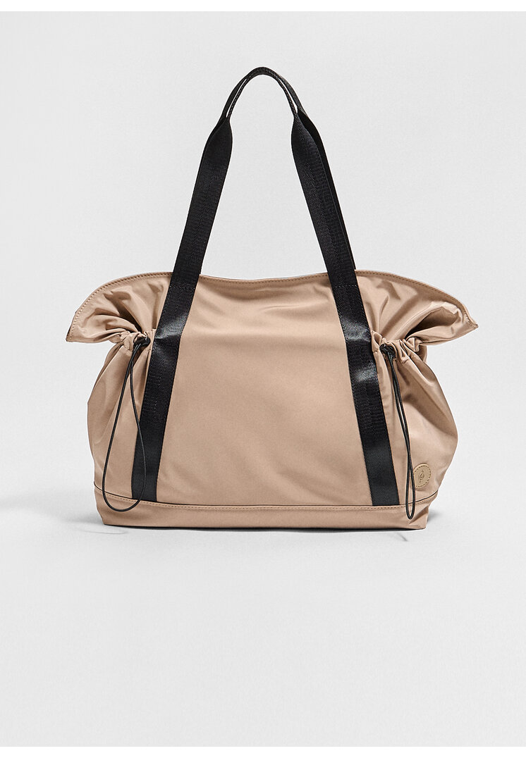 

Stradivarius Materiałowa torba shopper Karmelowy OS