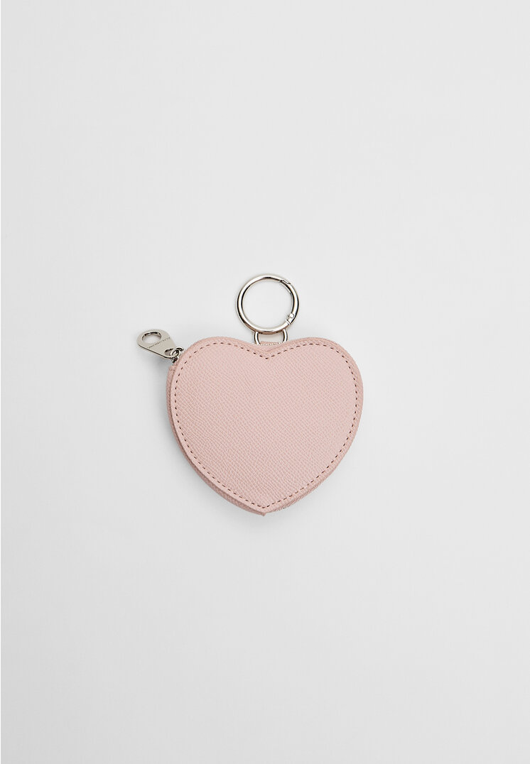 Stradivarius Portmoneu Inimă Roz Pastel Os
