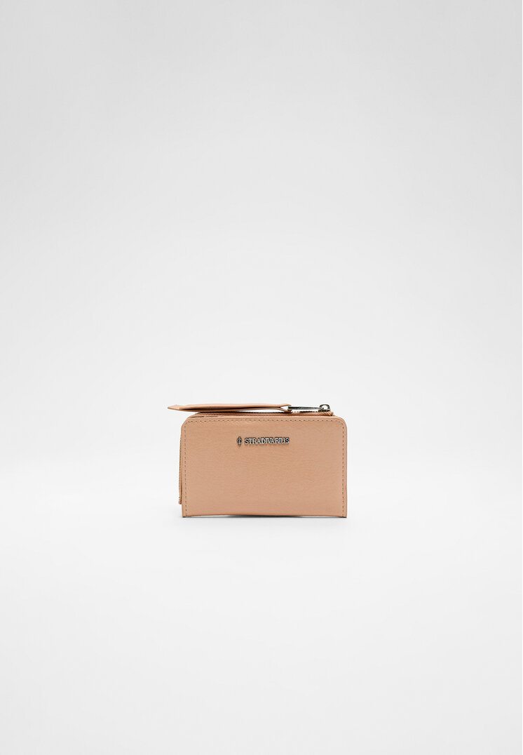 Stradivarius Portcard Cu Detalii Strălucitoare Roz Pastel Os