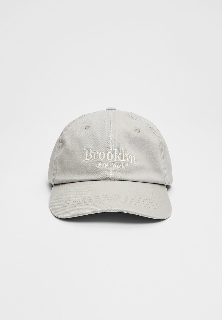 

Stradivarius Basecap Brooklyn Grau Melange OS
