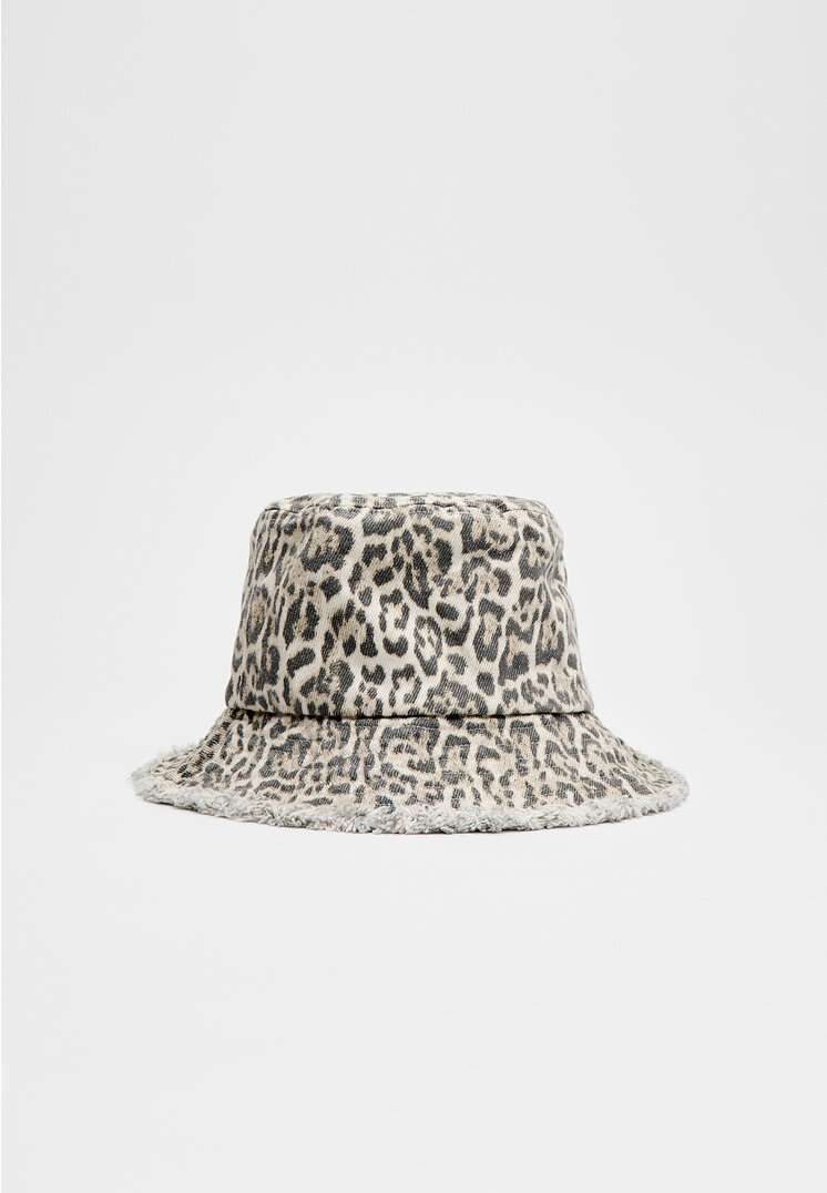Stradivarius Pălărie Cupă Leopard Caramel Os