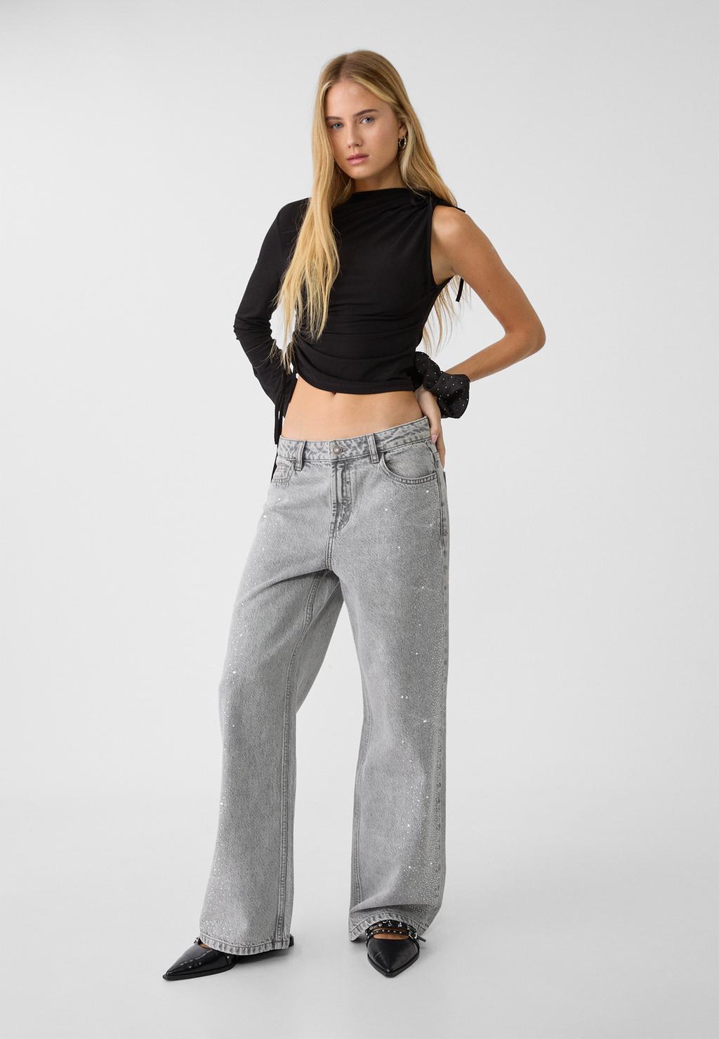 Straight-Fit-Jeans für Damen | Stradivarius Deutschland