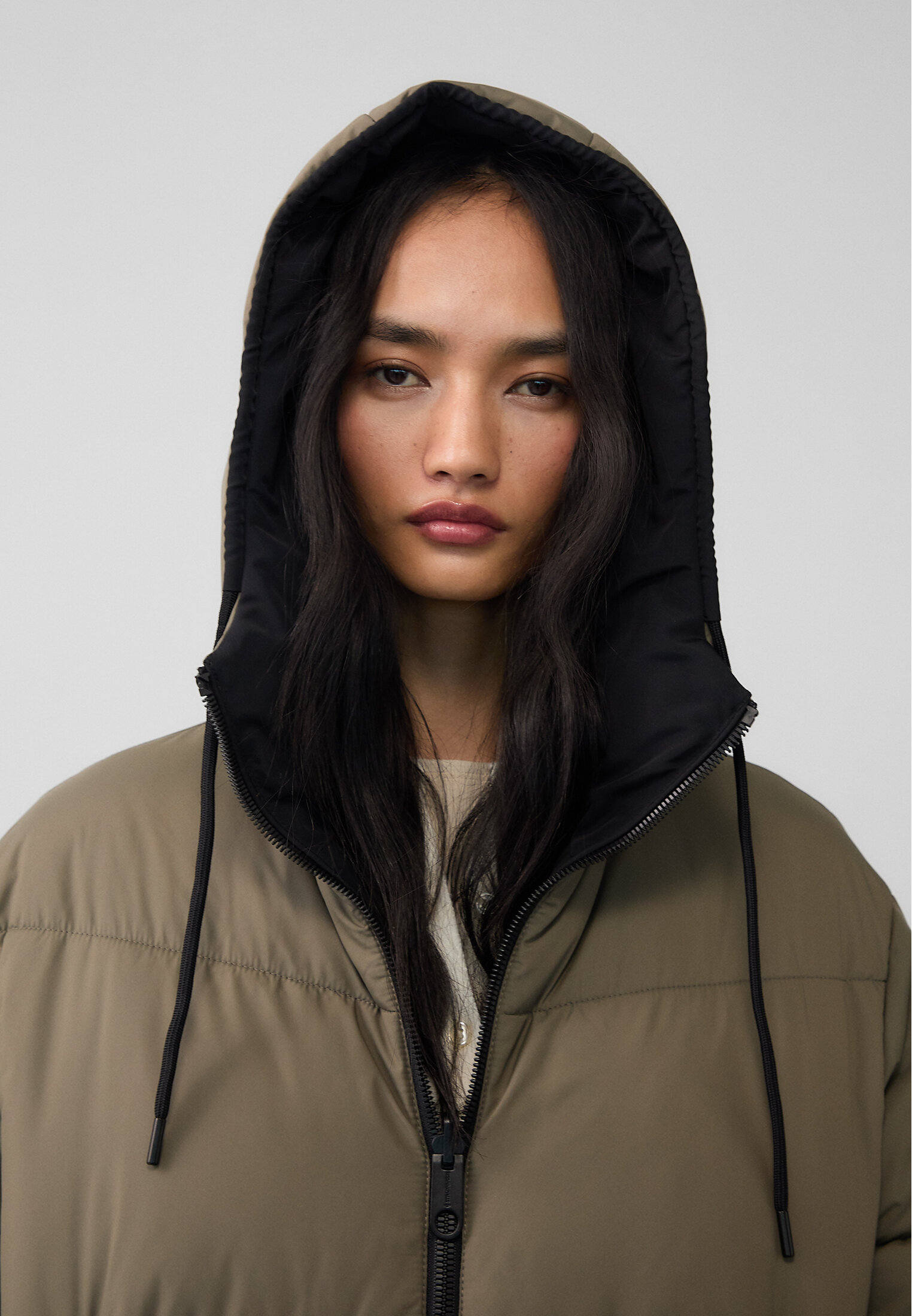 Long reversible puffer coat - Women's fashion | Stradivarius