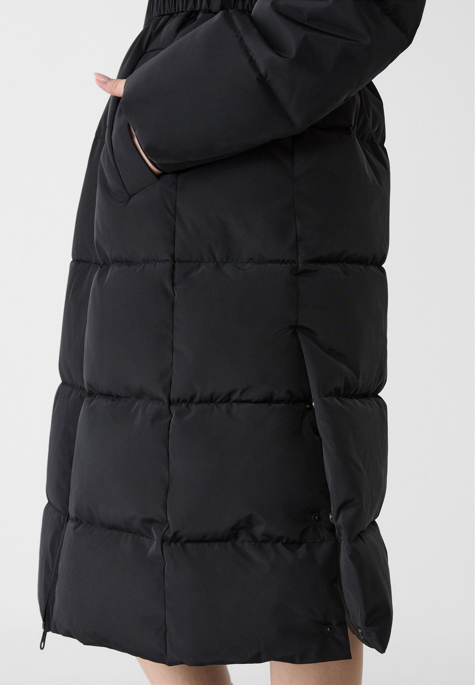 Stradivarius long puffer coat online