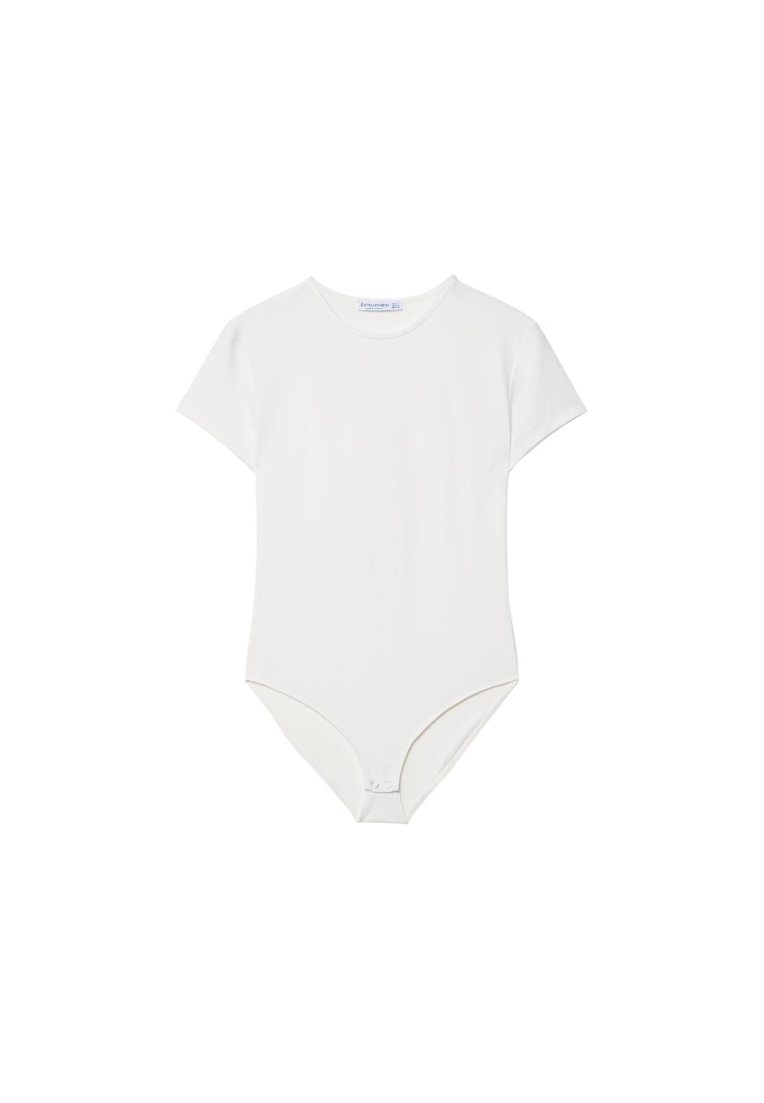 Short sleeve polyamide bodysuit