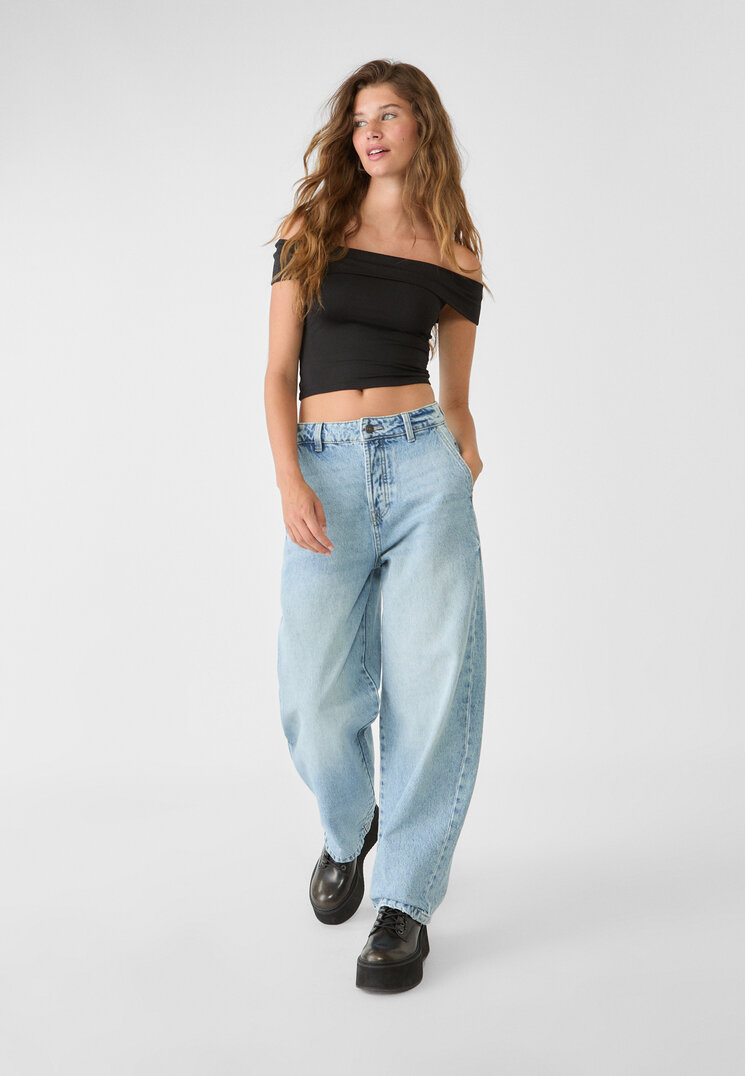 Stradivarius Blugi Surfer Denim 36