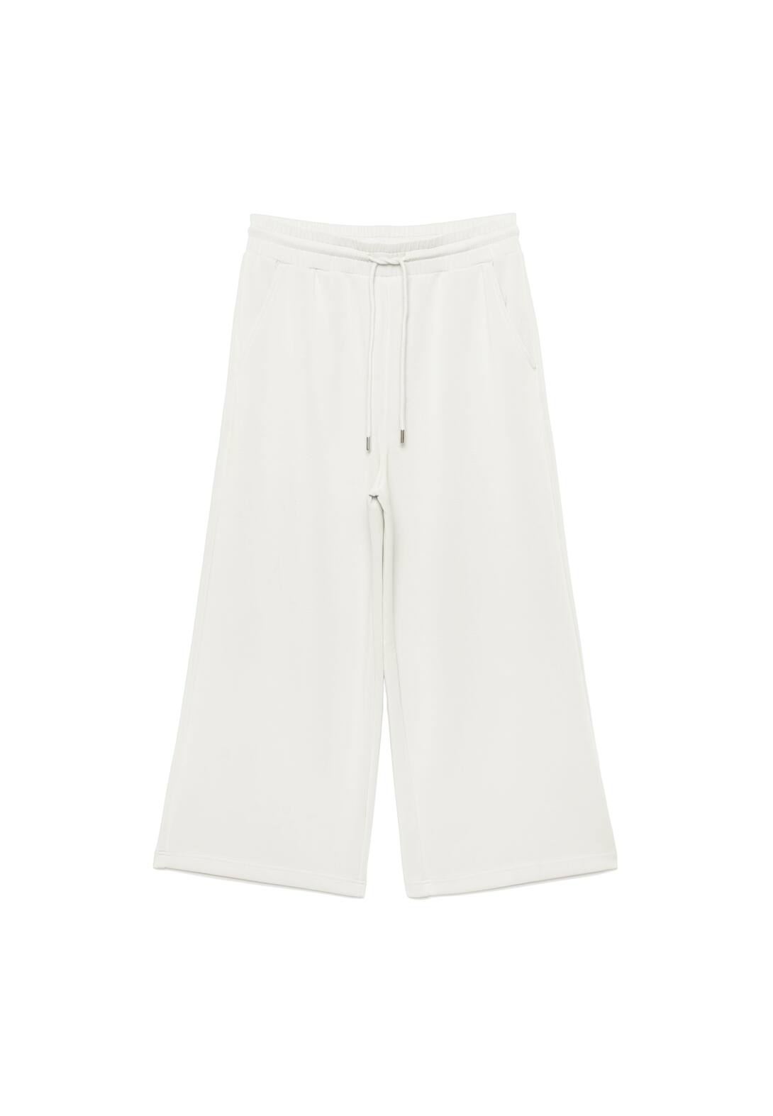 Flowing soft-touch culottes