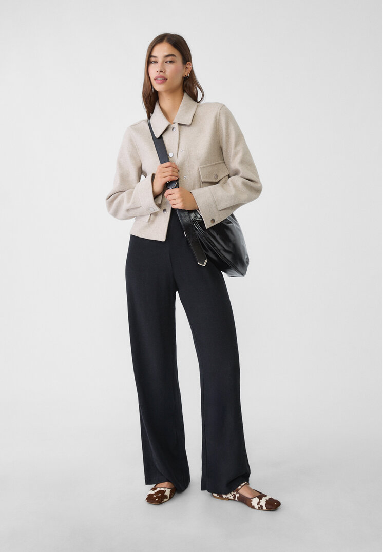 

Stradivarius Langer Träger-Jumpsuit Schwarz S