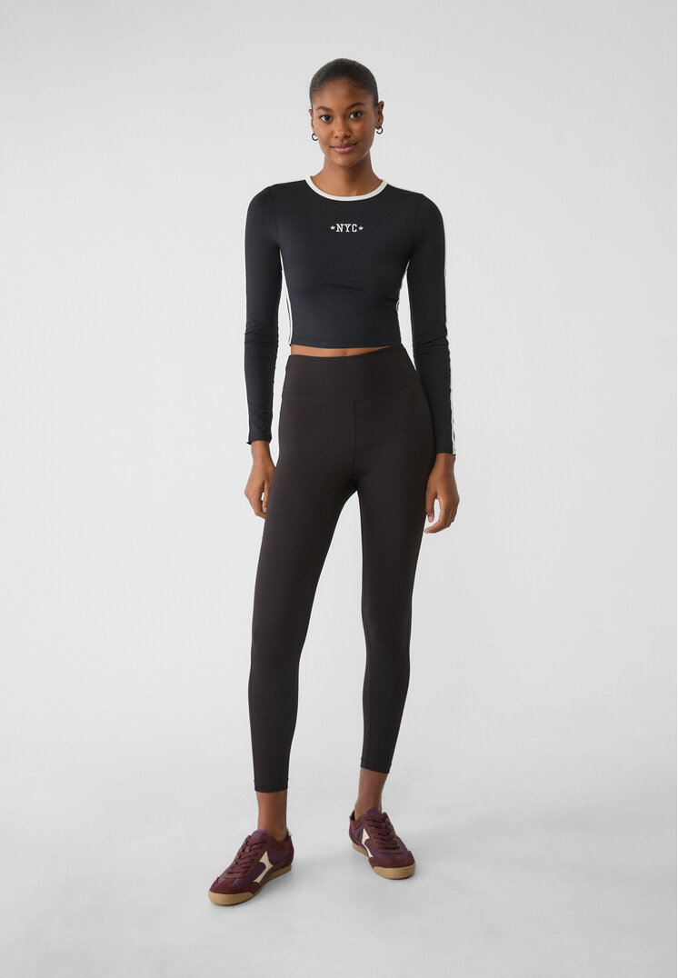 

Stradivarius Sportleggins Sculpt Schwarz M