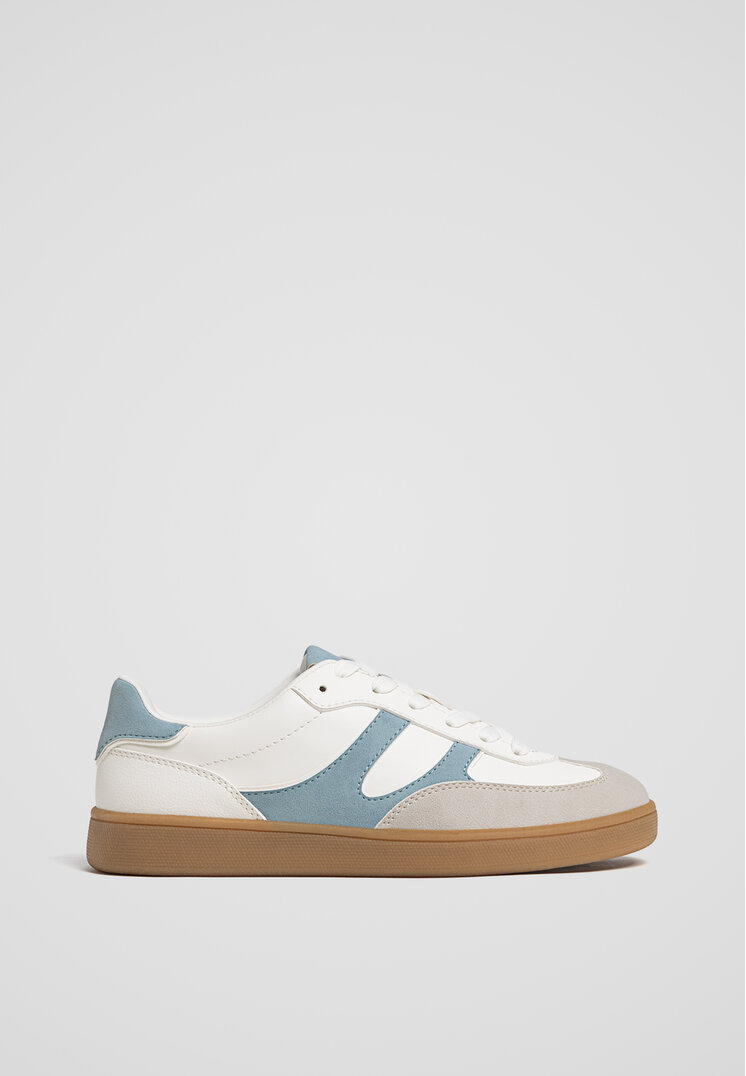 Stradivarius Teniși Sport Casual Retro Albastru 41