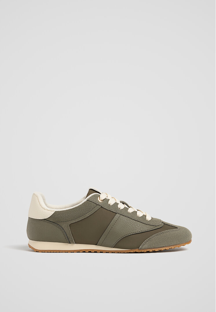 Stradivarius Pantofi Sport Soft Kaki 35