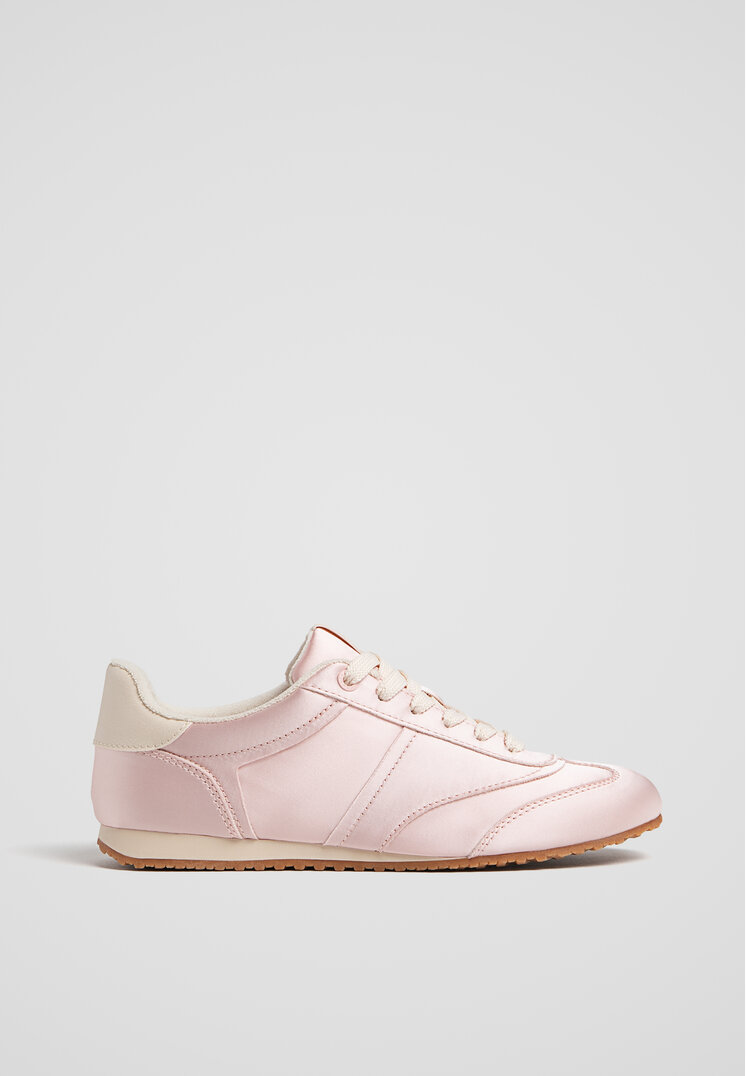 Stradivarius Pantofi Sport Tip Adidași Soft Roz 38