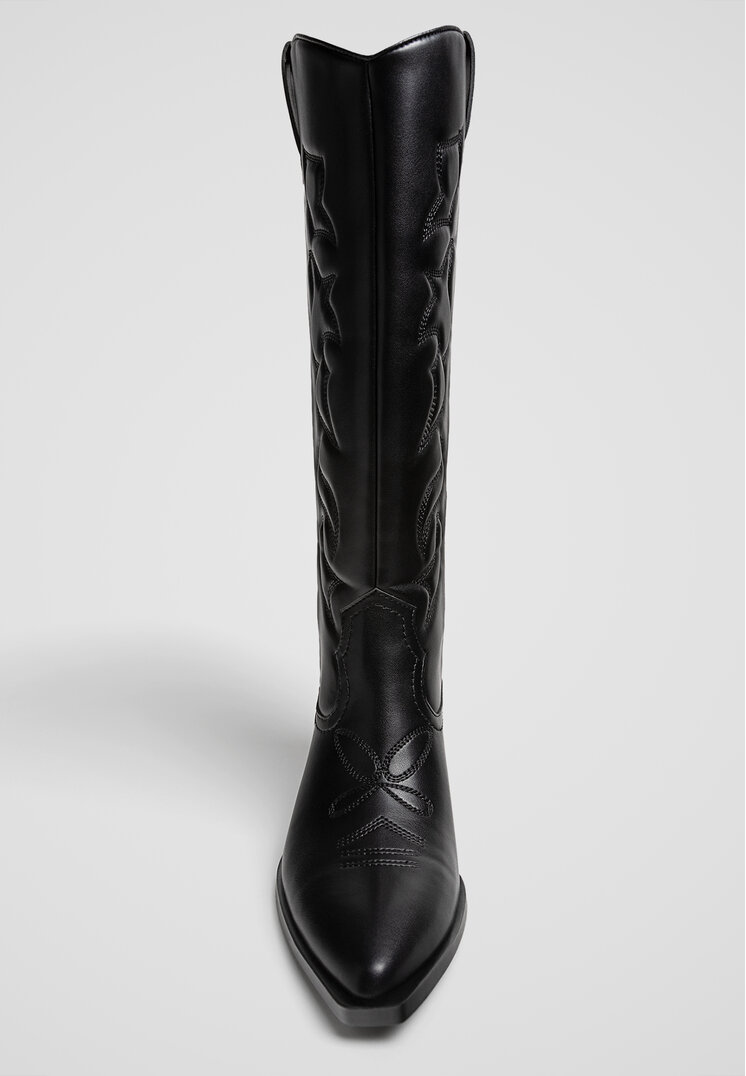Stradivarius stivali texani discount