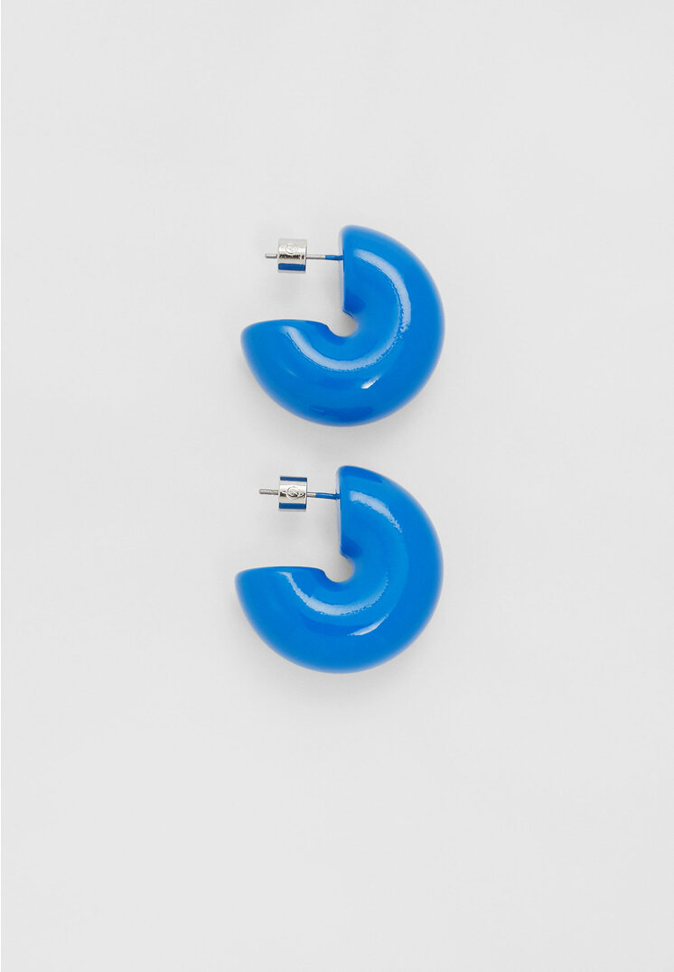 

Stradivarius Mini-Creolenstecker Blau OS