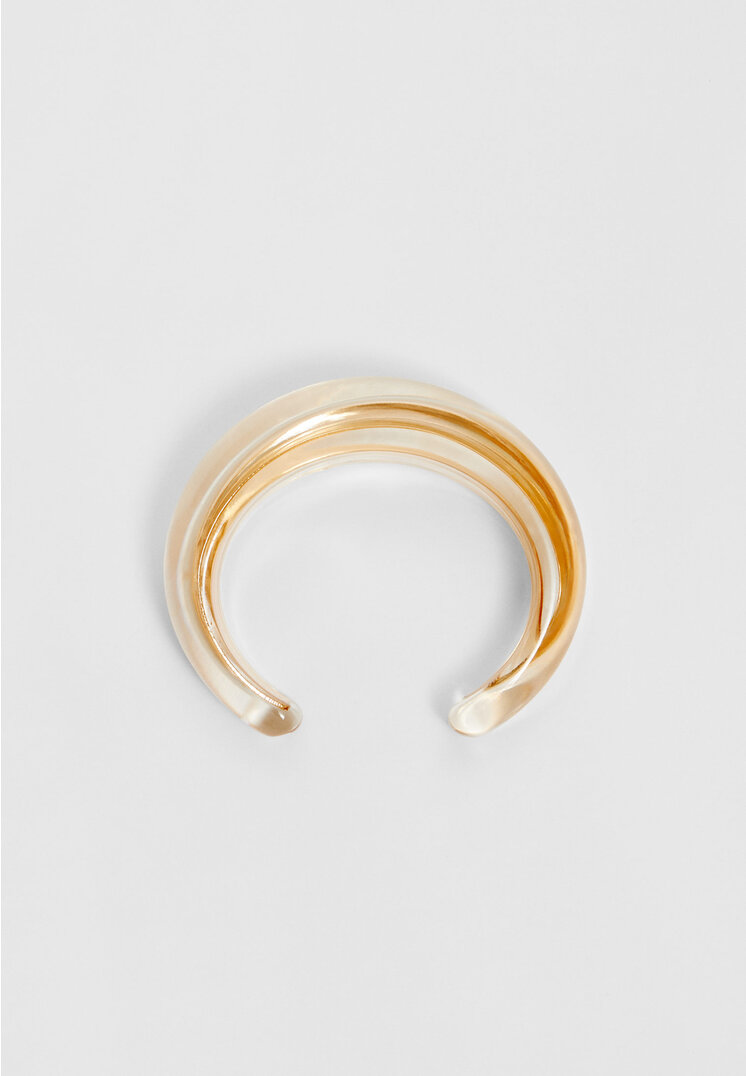 

Stradivarius Armreif transparent Goldfarben OS
