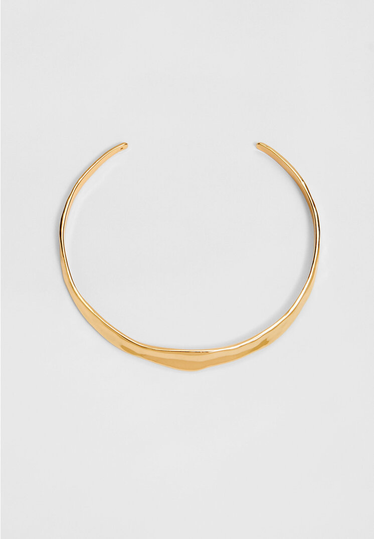 

Stradivarius Choker starr Textur Goldfarben OS