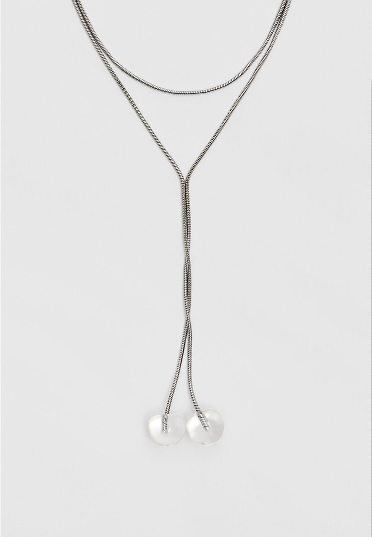 

Stradivarius Halskette aus Lariat mit Kirschen Grau OS