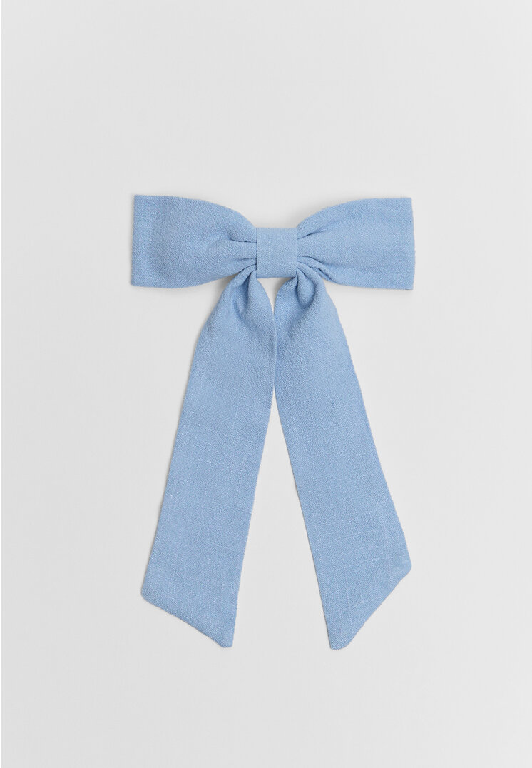 

Stradivarius Lange Schleife mit Leinen Himmelblau OS