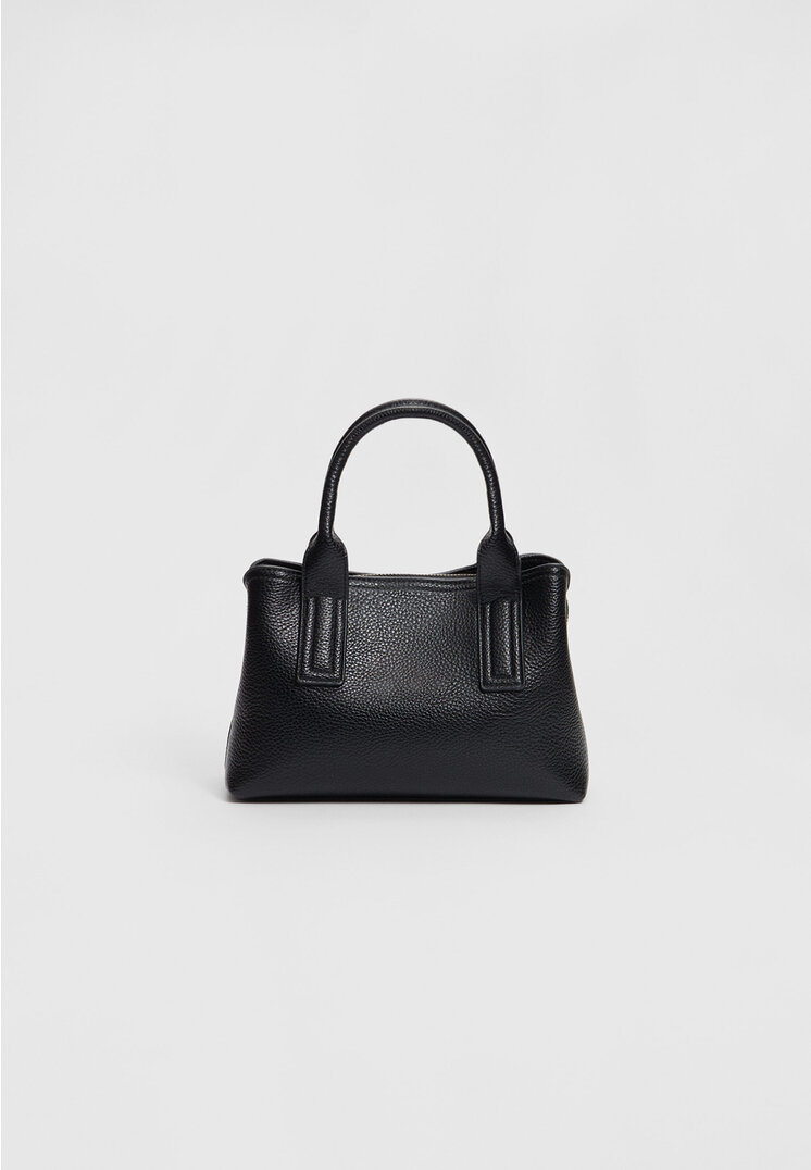 

Stradivarius Sztywna torba tote Czarny OS