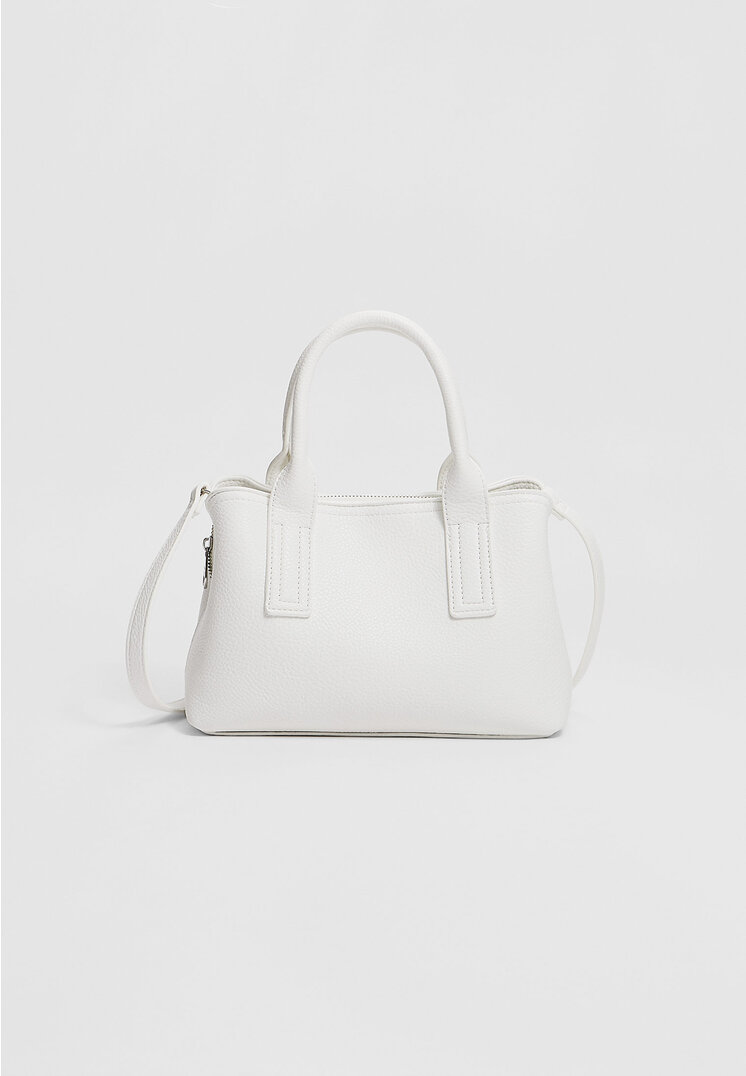 

Stradivarius Feste Shopper-Tasche Weiß OS