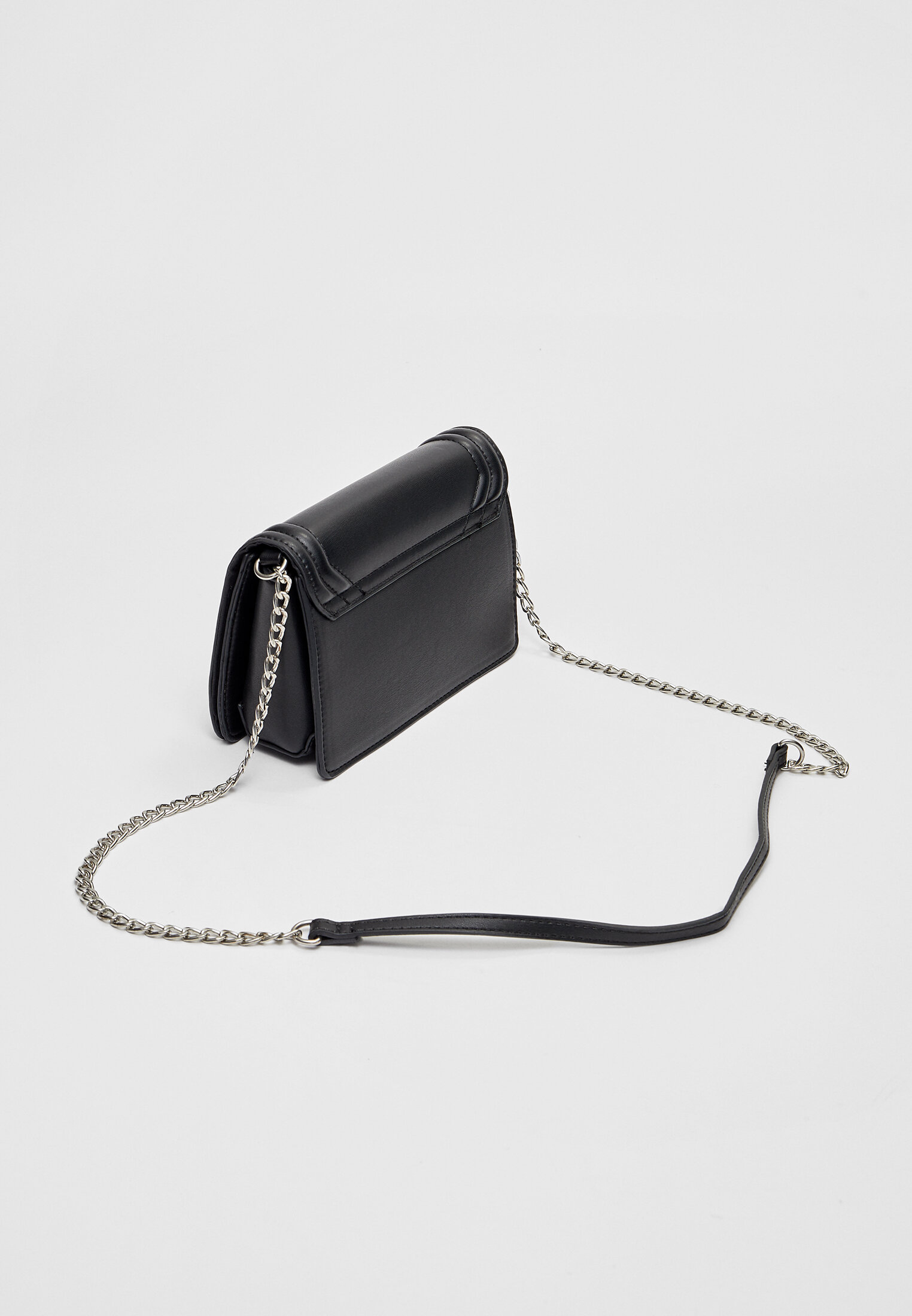 Cross body bag shop with silver chain